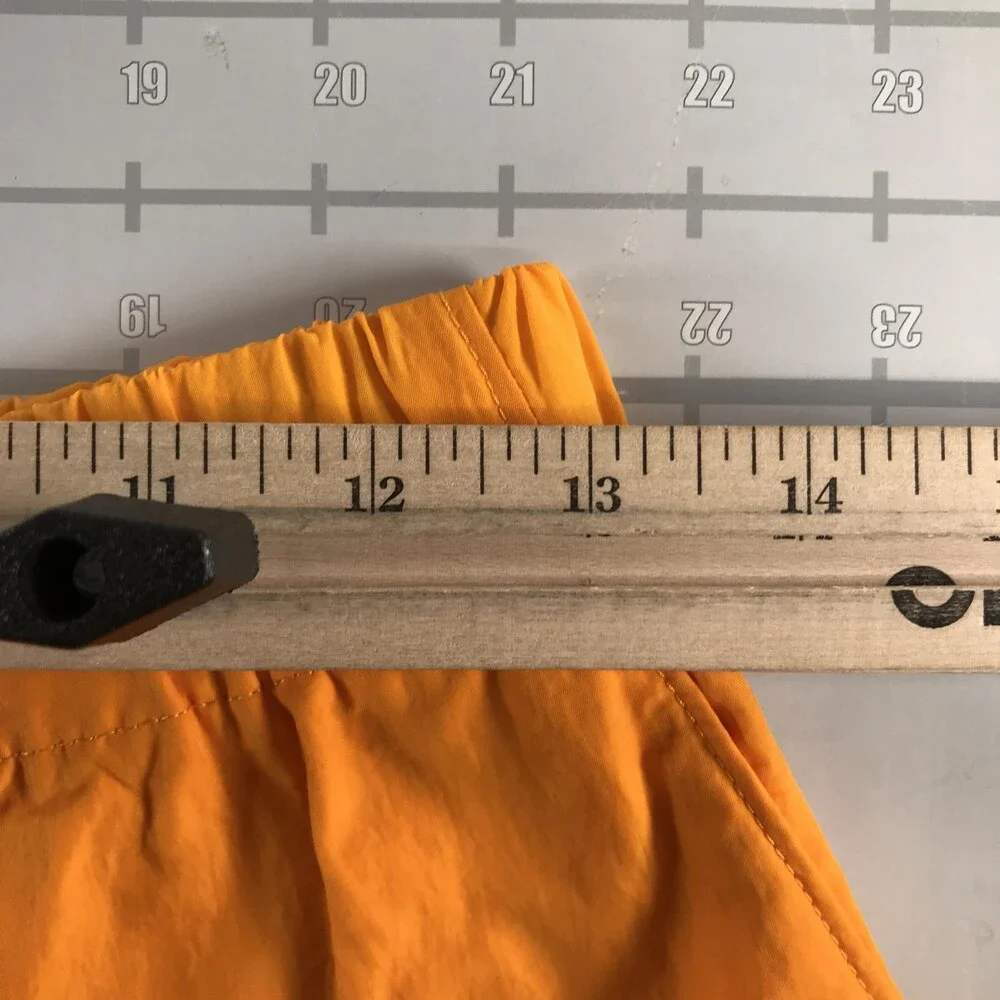 BR Sport Banana Republic Shorts Mens XS Orange Packable Wind Water Resistant